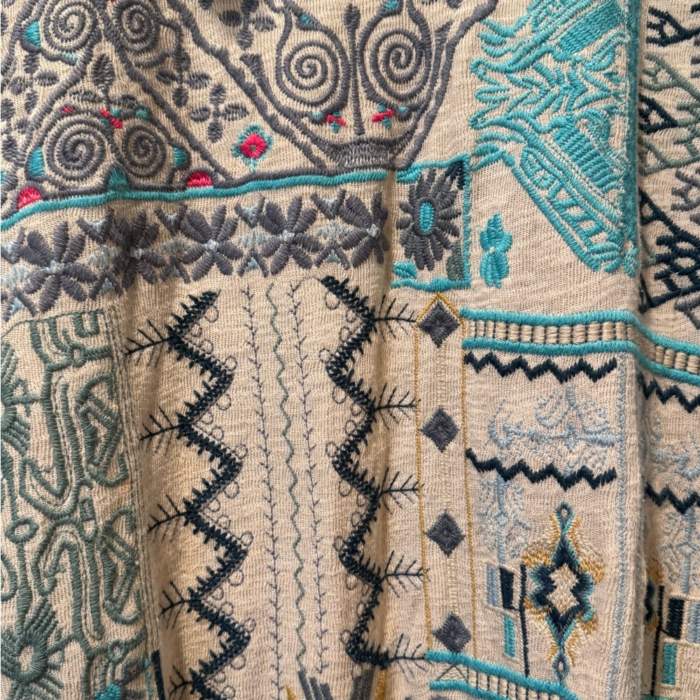 Johnny Was Multicolor Patterned Sweater - image 5